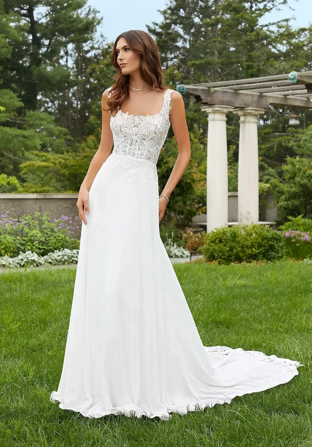 Chantilly Lace Bridal Gown