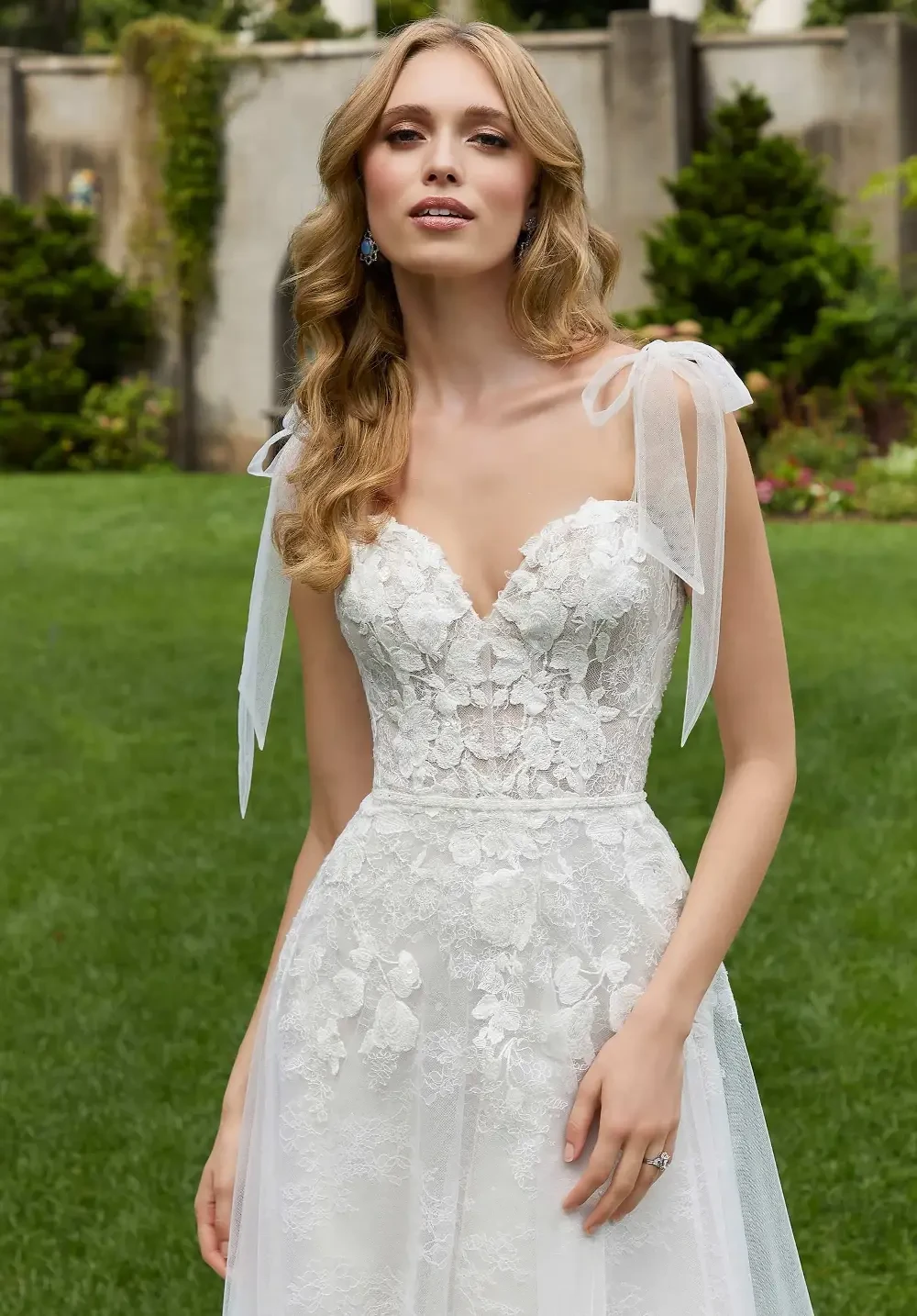 Bridal lace close-up